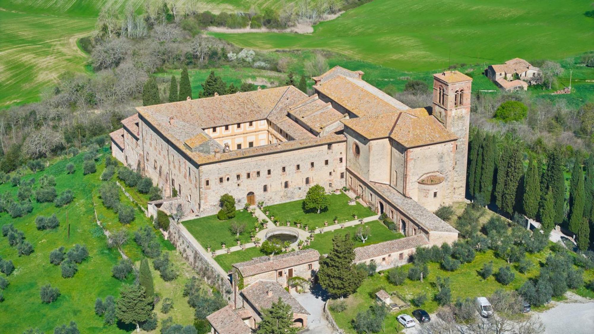 皮恩扎Monastero Sant'Anna In Camprena别墅 外观 照片