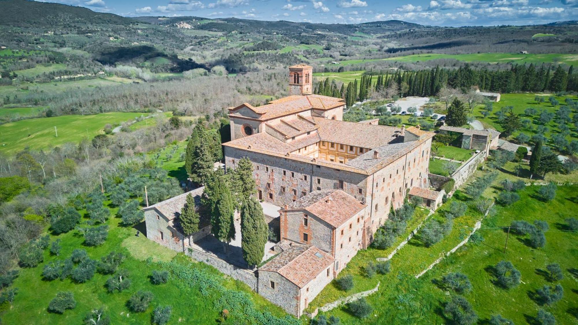 皮恩扎Monastero Sant'Anna In Camprena别墅 外观 照片