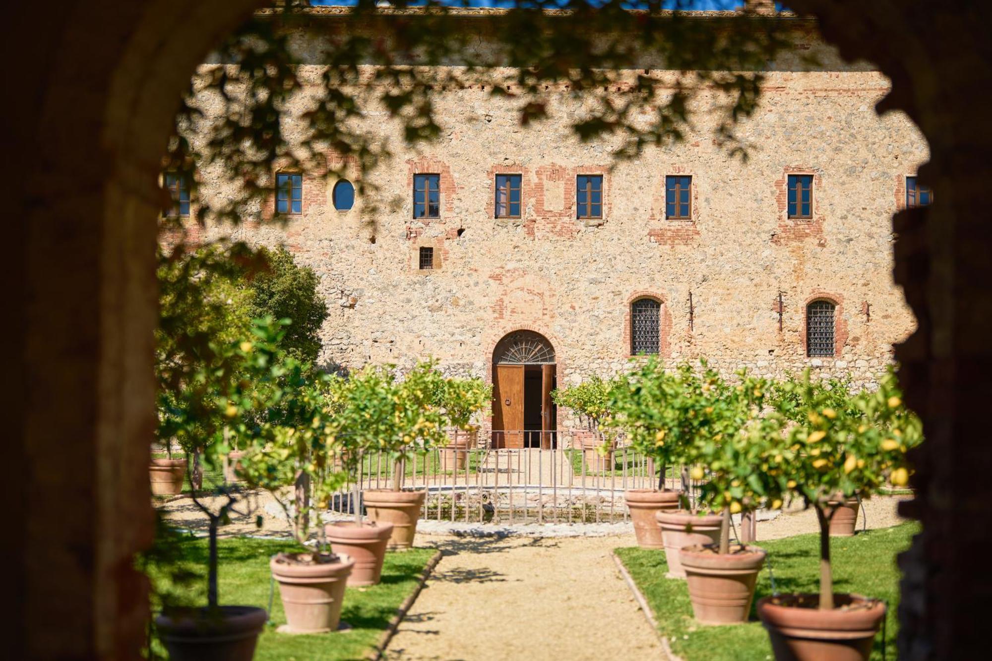 皮恩扎Monastero Sant'Anna In Camprena别墅 外观 照片