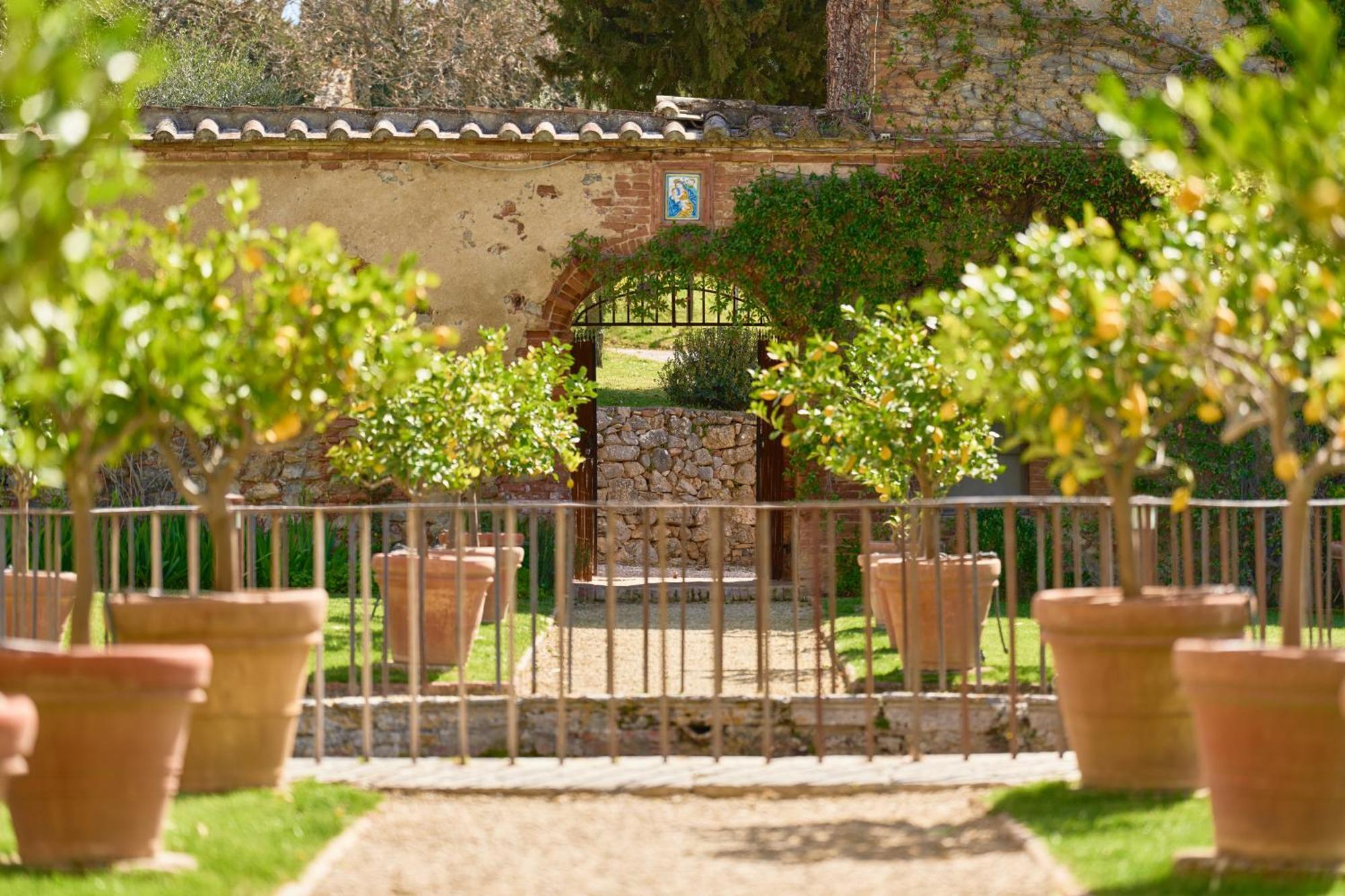 皮恩扎Monastero Sant'Anna In Camprena别墅 外观 照片